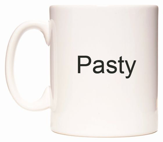 This mug features Pasty