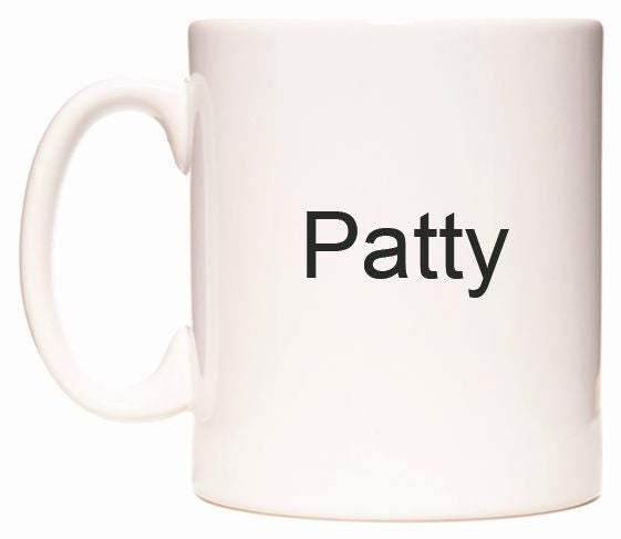 This mug features Patty