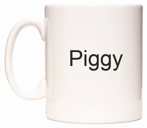 This mug features Piggy