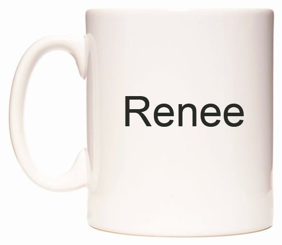 This mug features Renee