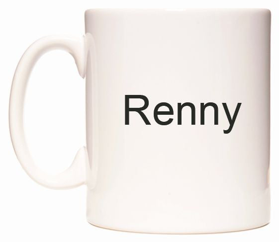 This mug features Renny