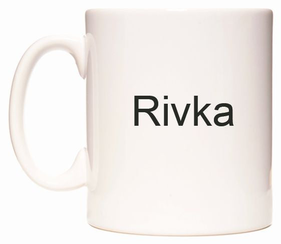 This mug features Rivka