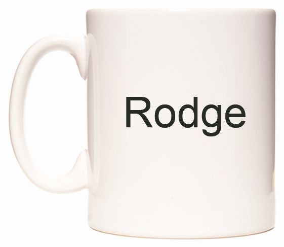 This mug features Rodge