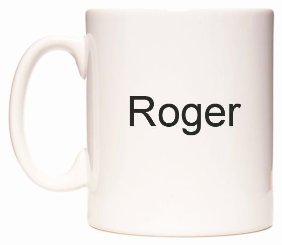 This mug features Roger