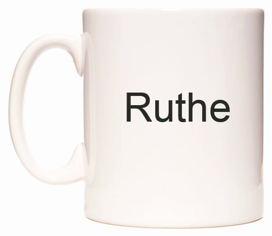 This mug features Ruthe