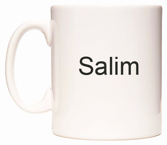 This mug features Salim