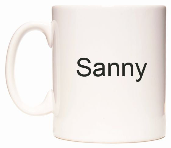 This mug features Sanny