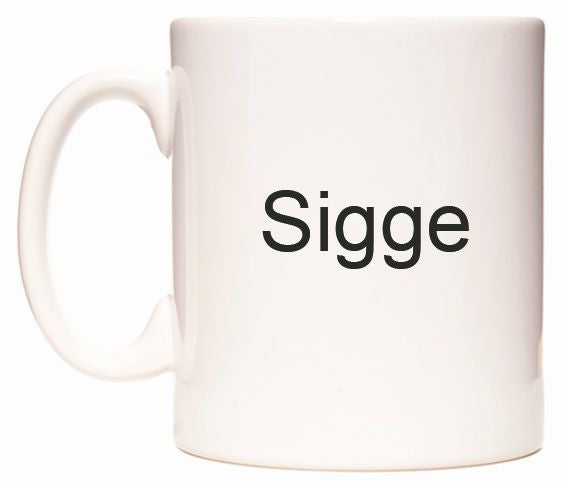 This mug features Sigge
