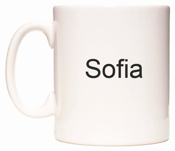 This mug features Sofia