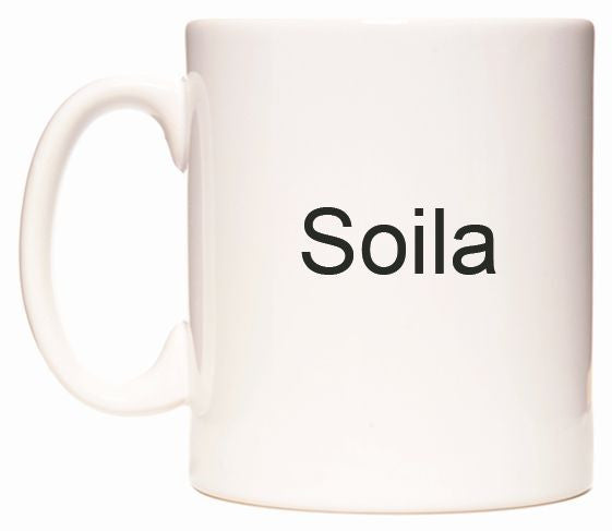 This mug features Soila