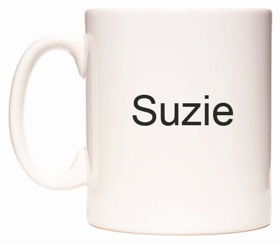 This mug features Suzie