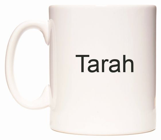 This mug features Tarah