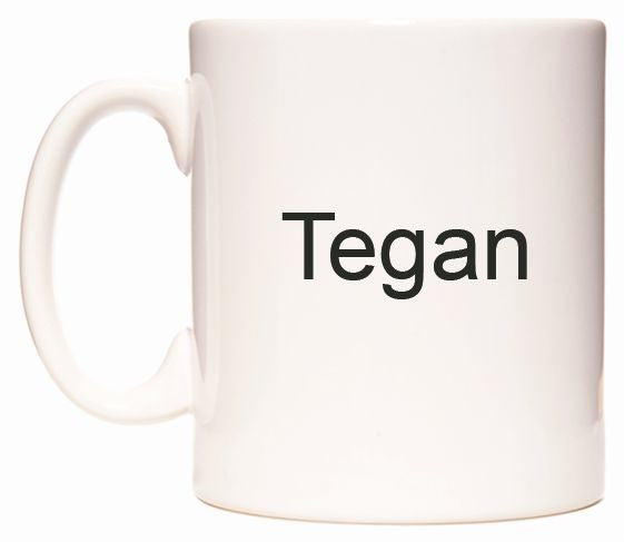 This mug features Tegan