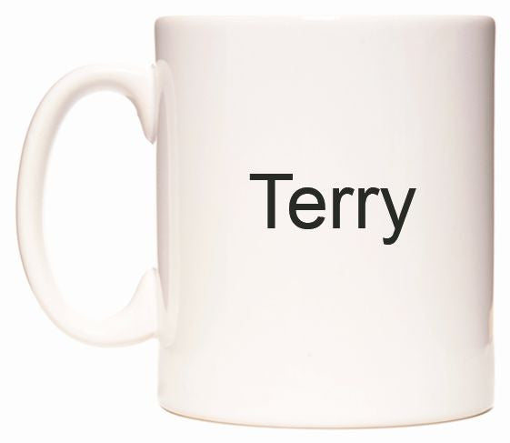 This mug features Terry
