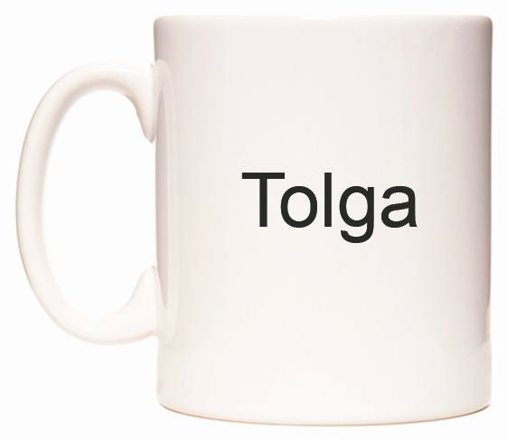 This mug features Tolga