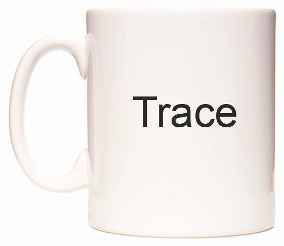 This mug features Trace