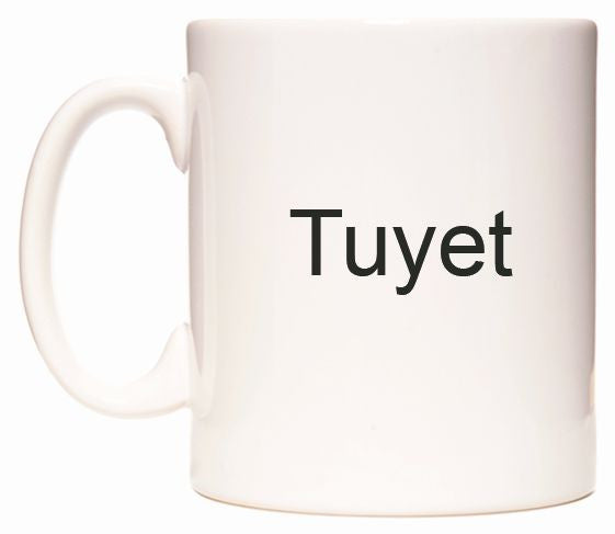 This mug features Tuyet