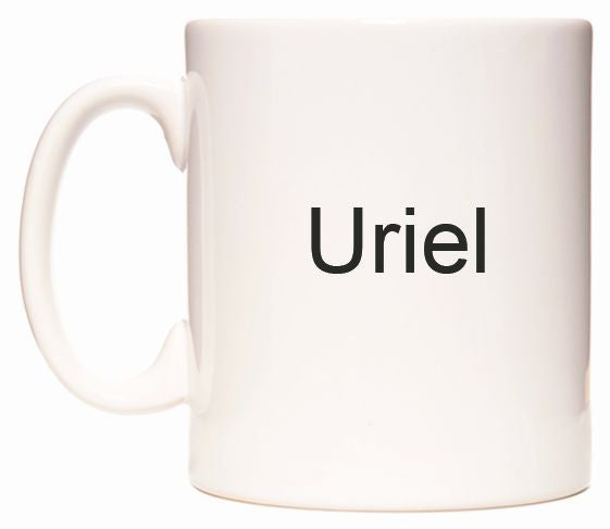 This mug features Uriel