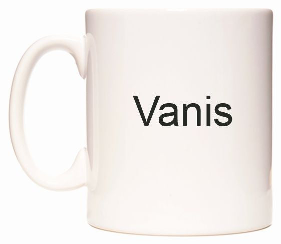This mug features Vanis