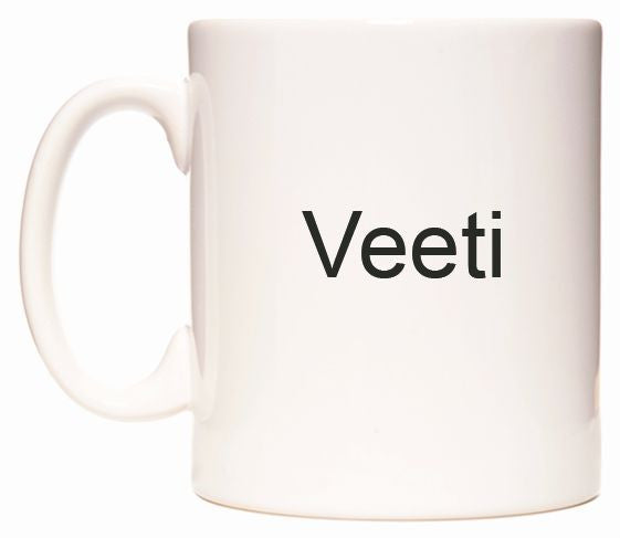 This mug features Veeti