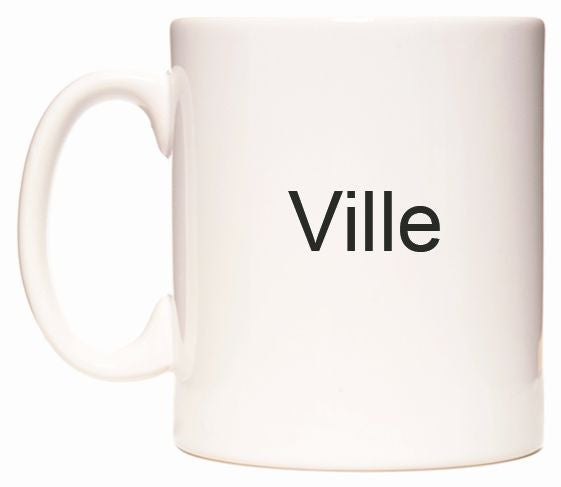 This mug features Ville