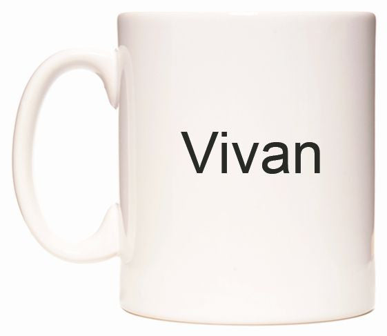 This mug features Vivan