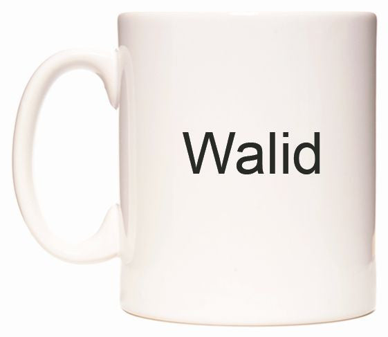 This mug features Walid