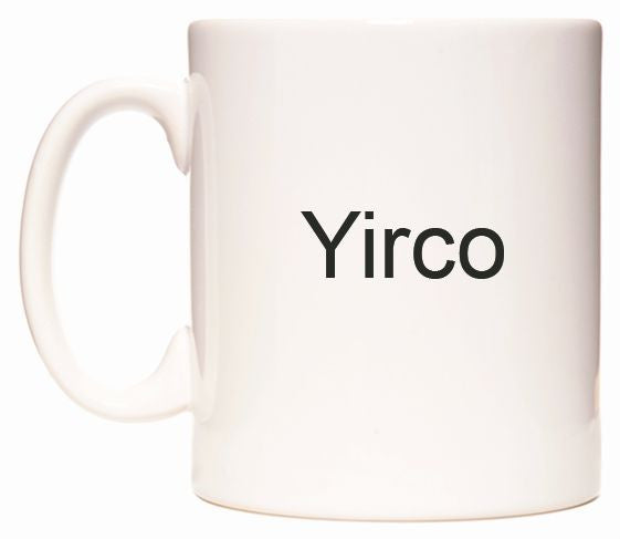 This mug features Yirco