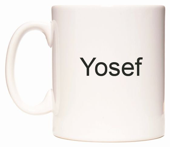 This mug features Yosef