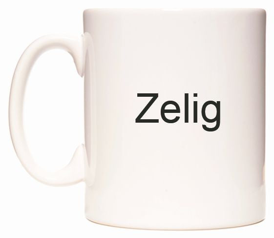 This mug features Zelig