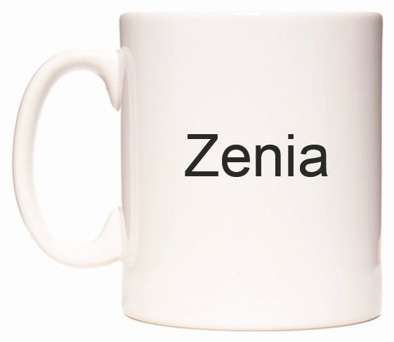 This mug features Zenia