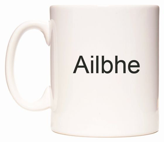 This mug features Ailbhe
