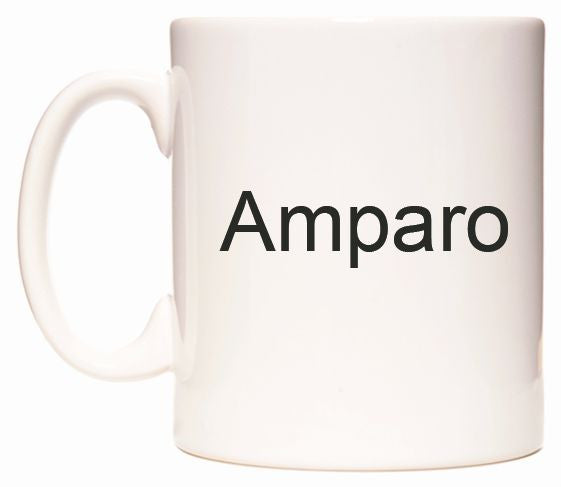This mug features Amparo