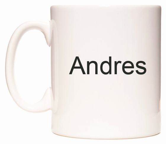 This mug features Andres