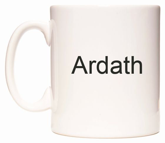 This mug features Ardath