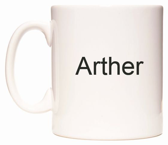 This mug features Arther