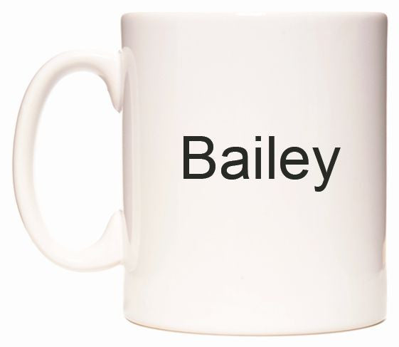 This mug features Bailey