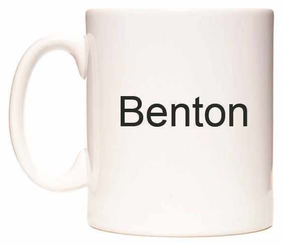 This mug features Benton