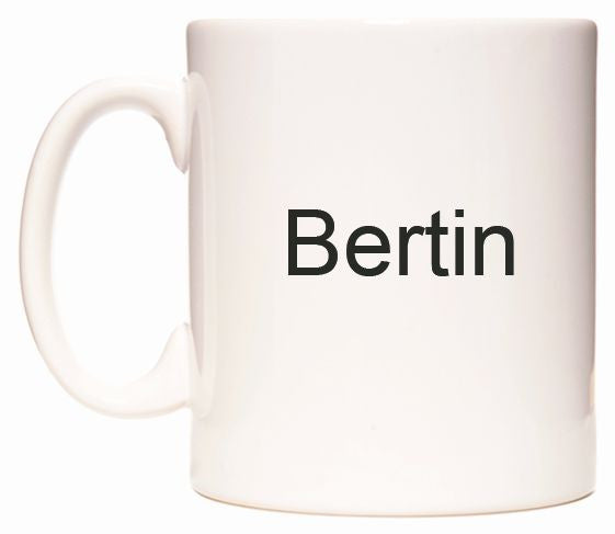 This mug features Bertin