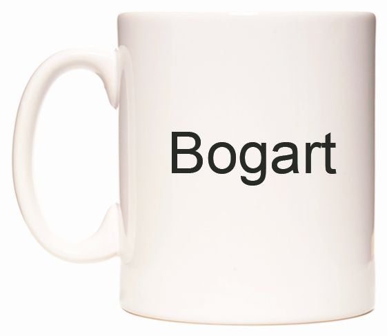 This mug features Bogart