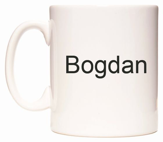 This mug features Bogdan