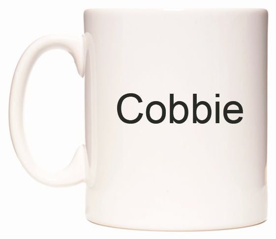 This mug features Cobbie