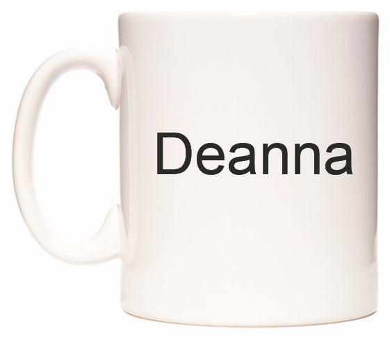This mug features Deanna