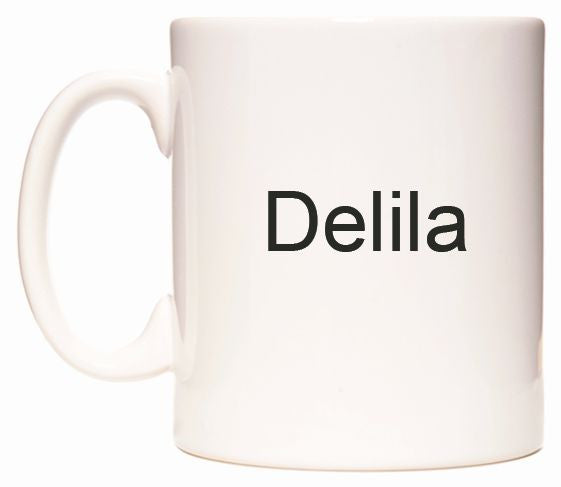 This mug features Delila