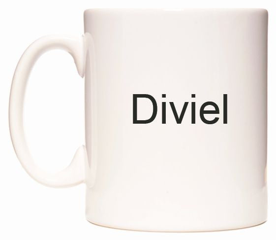 This mug features Diviel