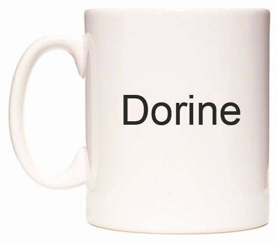 This mug features Dorine