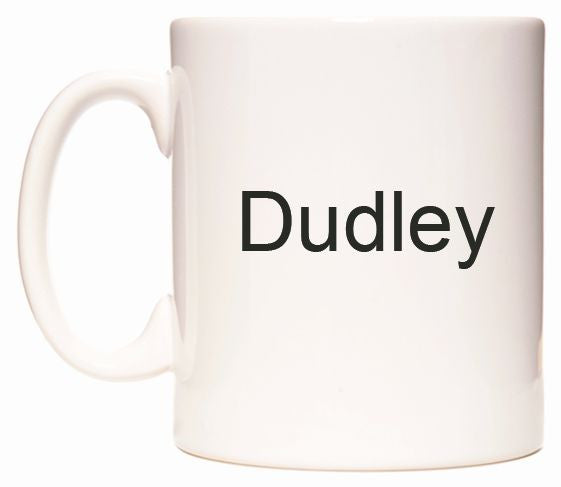 This mug features Dudley