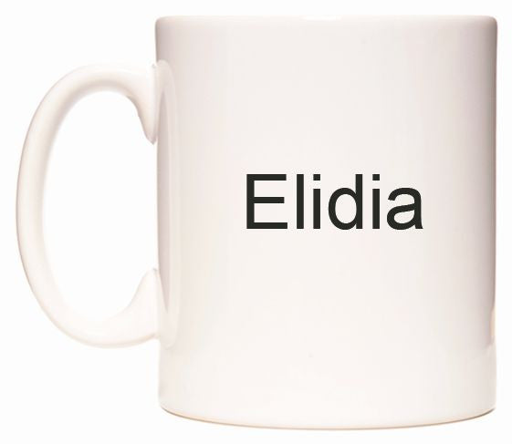This mug features Elidia
