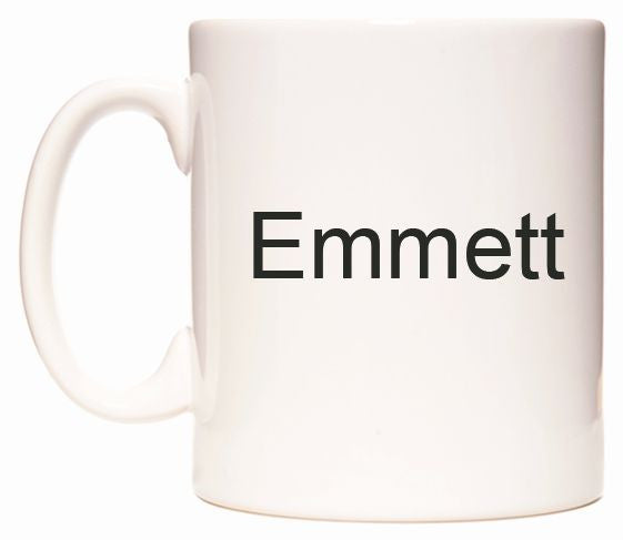 This mug features Emmett