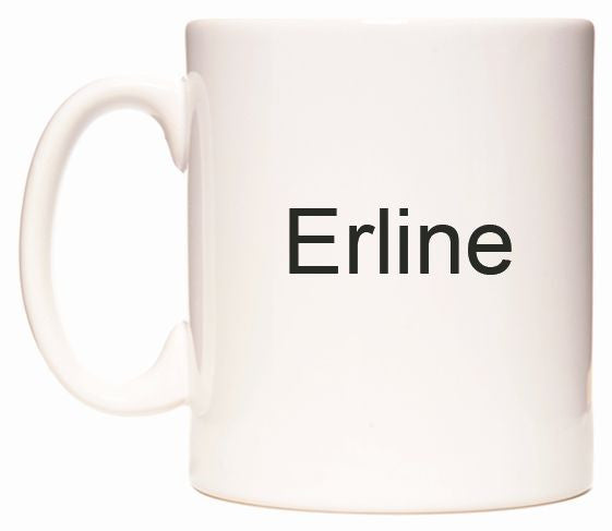 This mug features Erline
